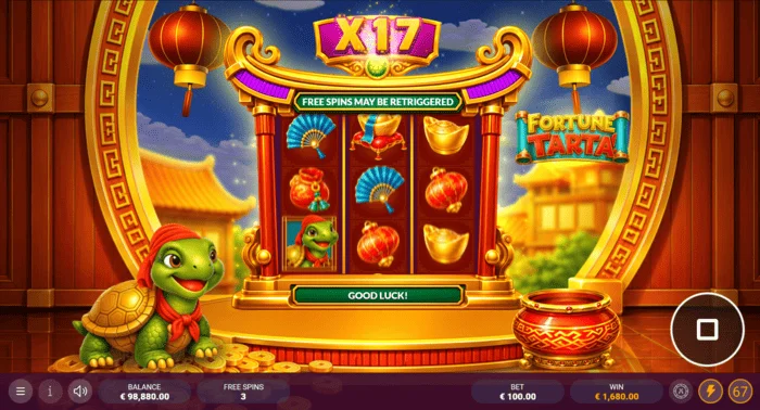 Fortune Tarta – Freispielmodus mit Multiplikator